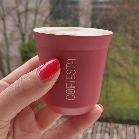 COFFIESTA pink kávéscsésze - prémium dizájn espresso csészék