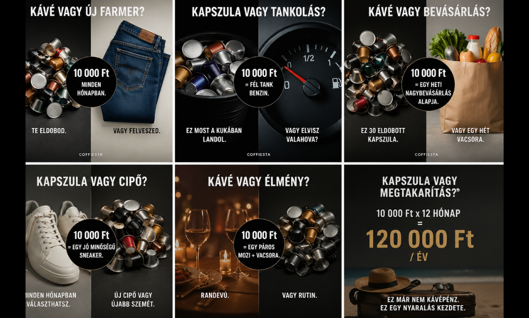 Újratölthető fém kapszula: amikor a kávé nem viszi a pénzt
