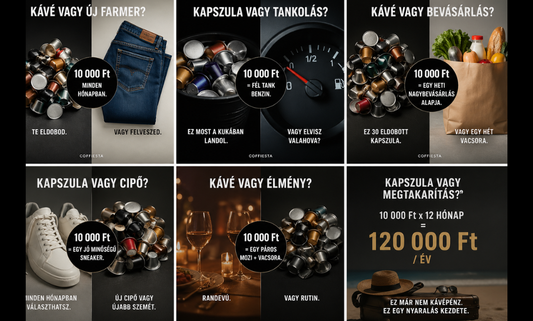 Újratölthető fém kapszula: amikor a kávé nem viszi a pénzt
