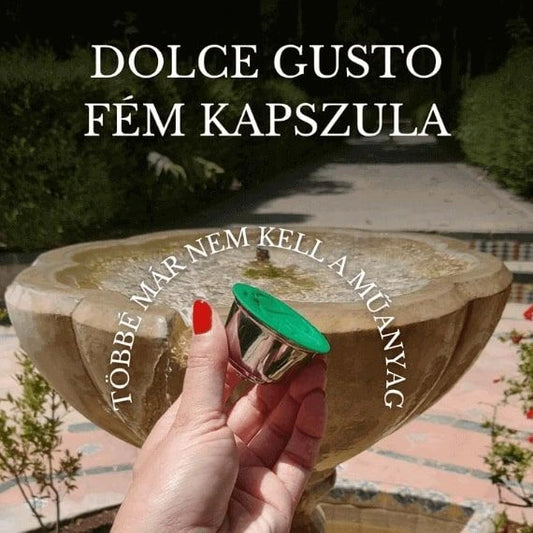 Dolce Gusto újratölthető kávékapszula fémből - Coffiesta eco-friendly megoldás