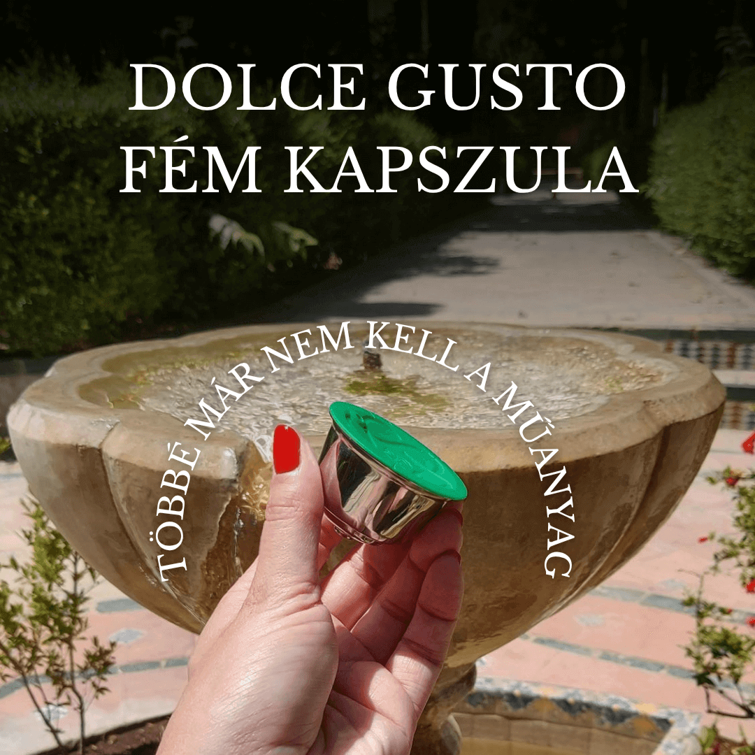 Dolce Gusto újratölthető kávékapszula fémből - Coffiesta eco-friendly megoldás