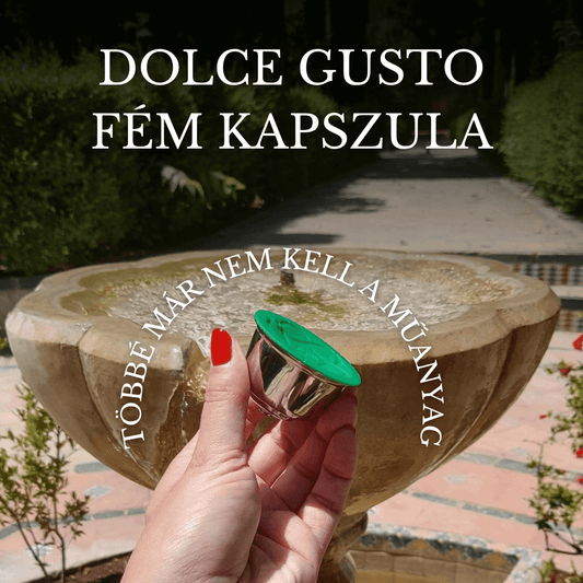 Dolce Gusto újratölthető kávékapszula fémből - Coffiesta eco-friendly megoldás