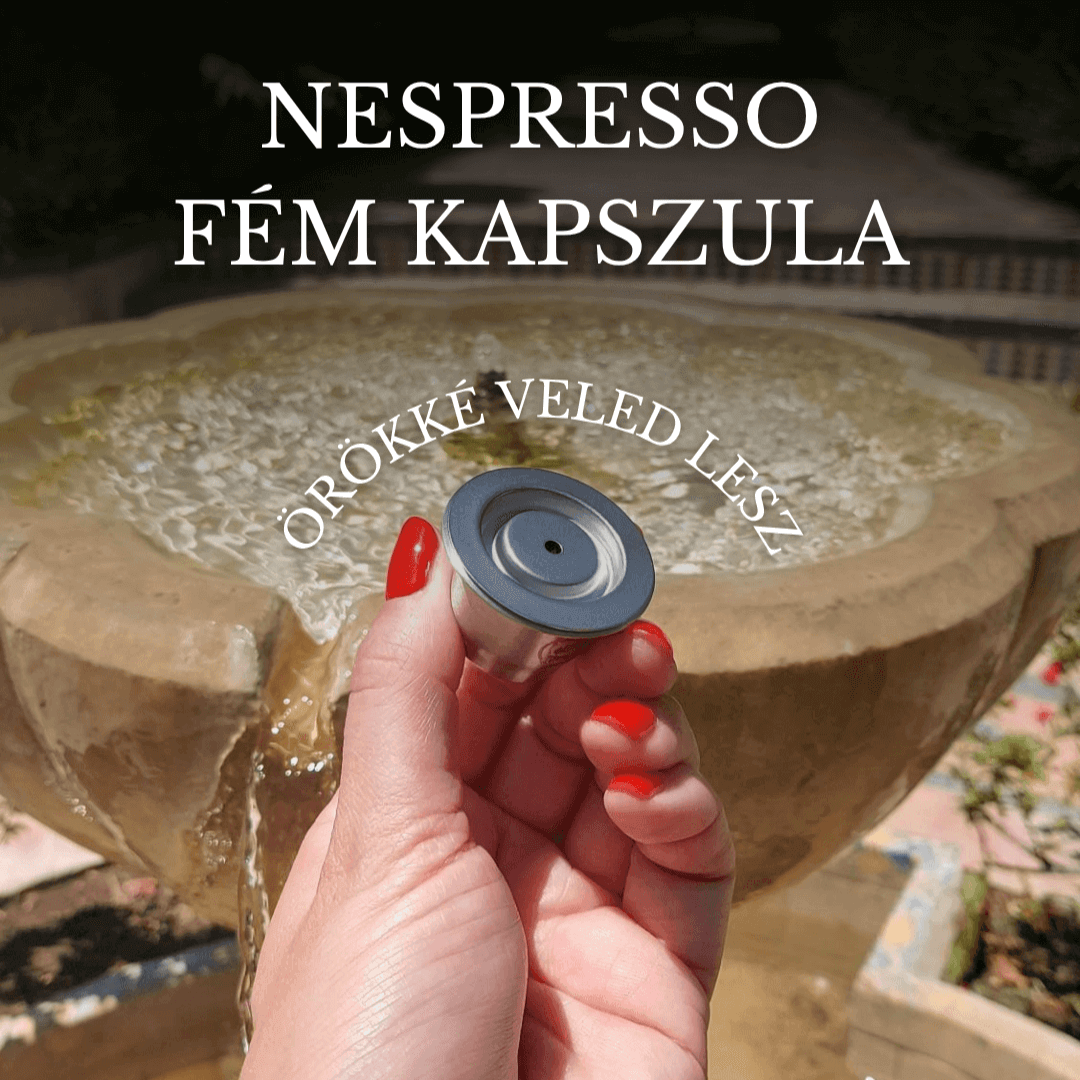 Nespresso újratölthető kávékapszula fémből - Coffiesta eco-friendly megoldás