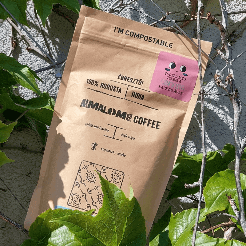 100% Arabica őrölt kávé 250 gramm csomagolás