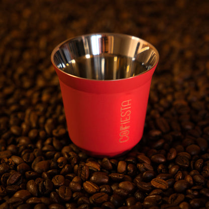 COFFIESTA pink dizájn kávéscsésze - modern espresso csésze