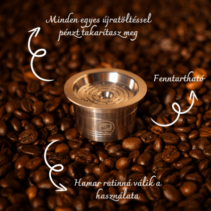 Tchibo Cafissimo újratölthető kapszula előnyei - környezetbarát választás