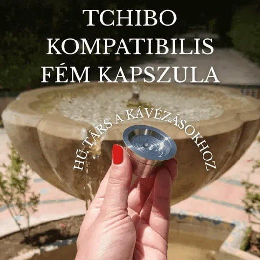 Tchibo Cafissimo újratölthető kávékapszula fémből - Coffiesta eco-friendly megoldás