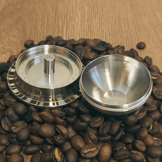 Nespresso Vertuo QR kódos újratölthető fém kávékapszula