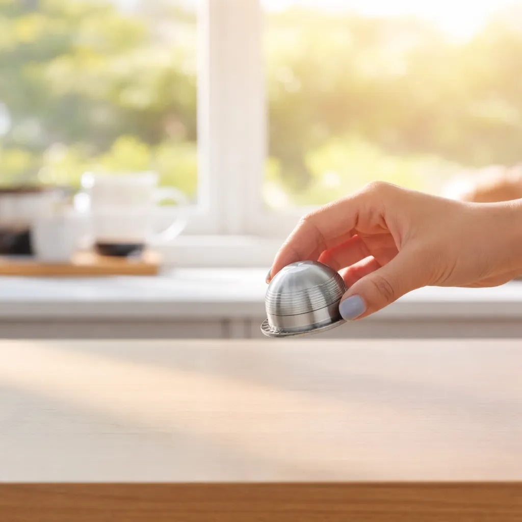 Nespresso Vertuo QR kódos újratölthető fém kávékapszula