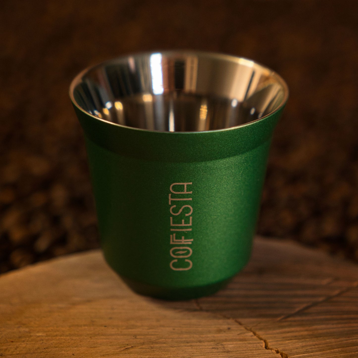 COFFIESTA zöld dizájn kávéscsésze - modern espresso csésze